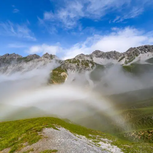 Nebelschwaden in der Val dal Botsch